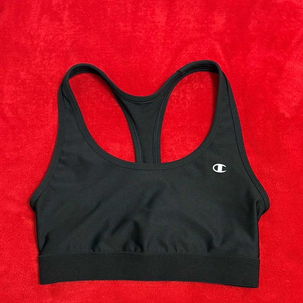 Champion Women's Black Racerback Sports Bra